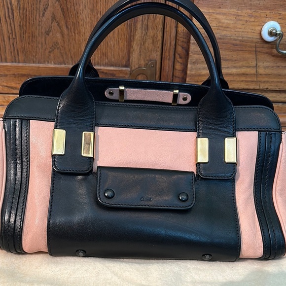 Chloe Two-Tone Two Way Satchel - Picture 5 of 16